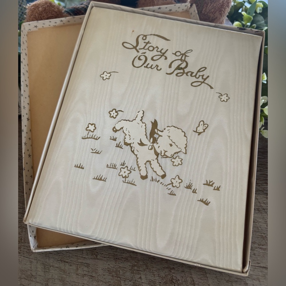 Vintage Baby Memory Book
